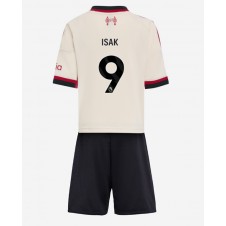 Liverpool Alexander Isak #9 Bortaställ Barn 2025-26 Korta ärmar (+ Korta byxor)